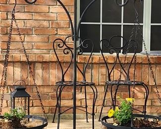 Metal Trellis Outdoor Decor/ Yard Art 
