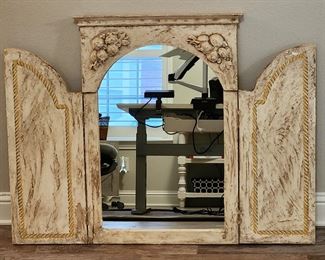 Vintage Mirror w/ Shutters 