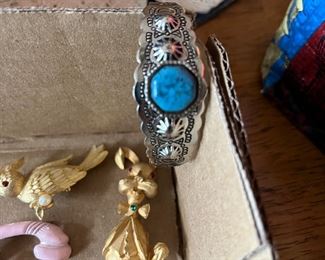 Vintage turquoise bracelet 