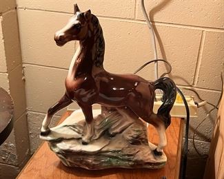 Another Vintage 1950’s horse lamp