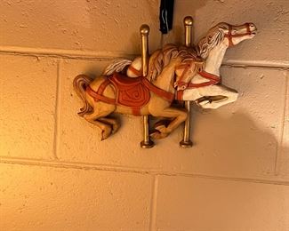 Carousel horse wall decor
