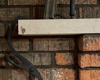 Antique cast iron ice hook