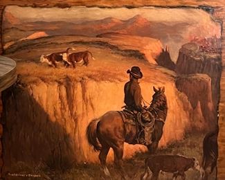 Vintage cowboy picture