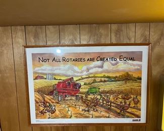 I/H International Harvester Farming print-Combine