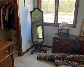 Solid wood Full- length mirror