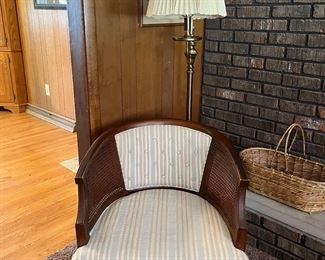 MCM round back chair 