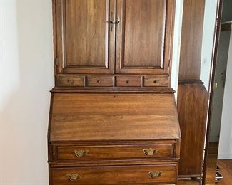 Vintage upright secretary 