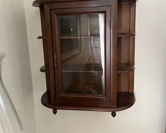 Antique wall cabinet