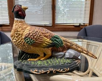 Cast Iron Pheasant Doorstop