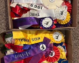 1950/60/70’s Local Marshall County and surrounding areas Horse Show Ribbons