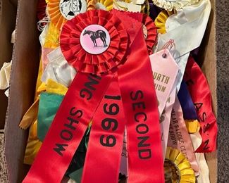 1950/60/70’s Local Marshall County and surrounding areas Horse Show Ribbons