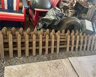 Picket Fencing for flower garden/garden