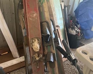 Vintage water skis