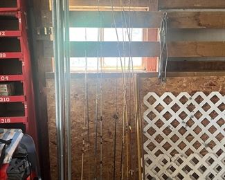 Fishing poles/lattice / galvanized poles/tubing