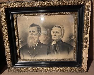 Antique Frame and portrait