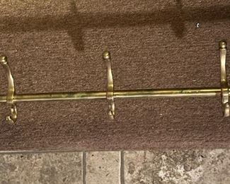 Brass Horse coat rack