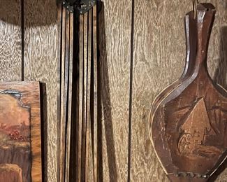 Antique Drying Rack & bellows