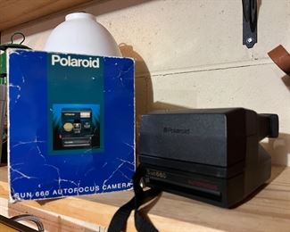 Vintage Sun 660 Polaroid Camera 