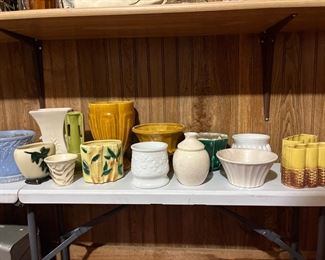 Vintage Pottery Planters, Vases, etc