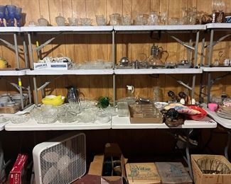 Vintage glassware