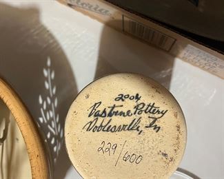 Vintage Marshall County Blueberry Festival Pottery - Bastine Pottery