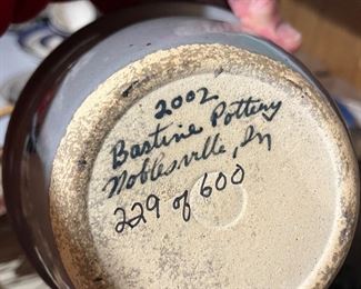 Vintage Bastine Pottery Noblesville, IN