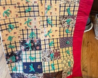 Small handmade quilt