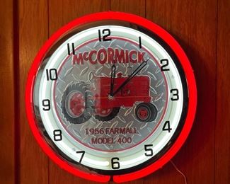 McCormick 1956 Farmall Model 400 Neon Click- Nice!
