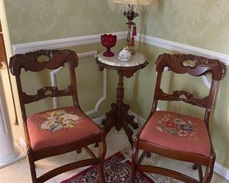RARE carved chairs!