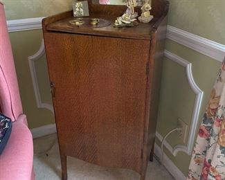 Antique Music Cabinet with mirror!