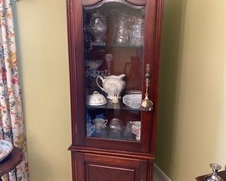 One of a PAIR of mahogany cabinets!