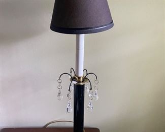 One of a PAIR of lamps with prisms!