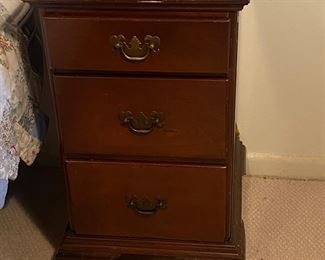 One of a PAIR of bedside chests....3 drawers!