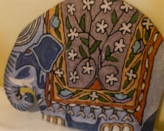  Embroidered Elephant Tea Pot Cover