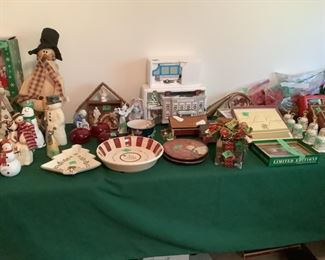 Dishes, and other Christmas items