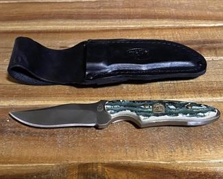Colt Fixed Blade Knife With Antler Handle