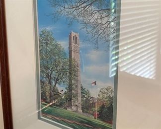 William Mangum N.C. State Bell Tower Print