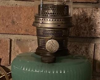 Jadeite Aladdin Lamp