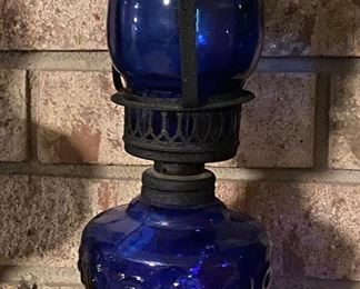 Cobalt Blue Lamp