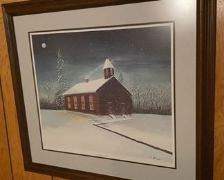 "Shiloh Methodist Church" Print by W. Schaefer