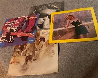 Assorted Record Albums (Some Rock and Roll)