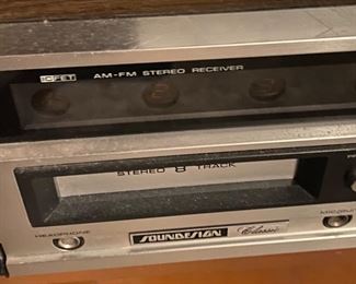 Sound Design Receiver with 8 Track Player