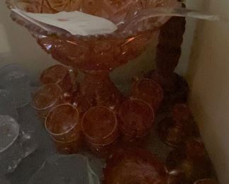 Marigold Punch Bowl Set