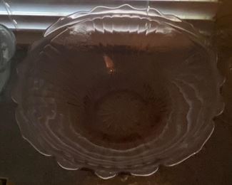 Pink Depression Glass Bowl