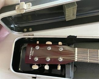 Eterna acoustic guitar with case