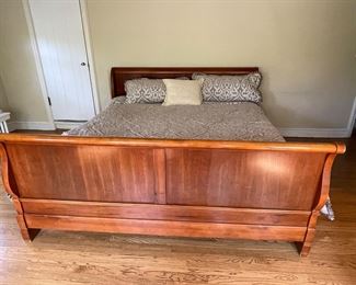 sleigh bed - king