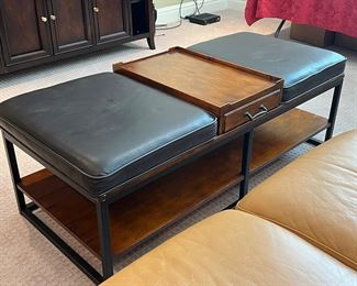 Coffee table bench by Hekman