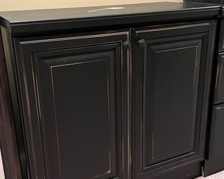 Furniture in the lower level hallway