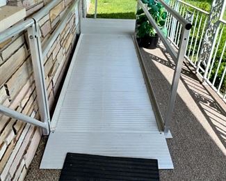 INVALID ALUMINUM RAMP W/EXTRA FOOTAGE
