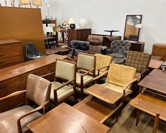 Lots of Mid-Century Seating